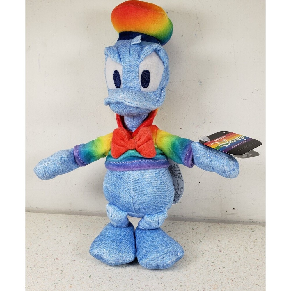 DISNEY RAINBOW COLLECTION by Just Play 10" Donald Duck -2022 ~ Pride LGBTQ+